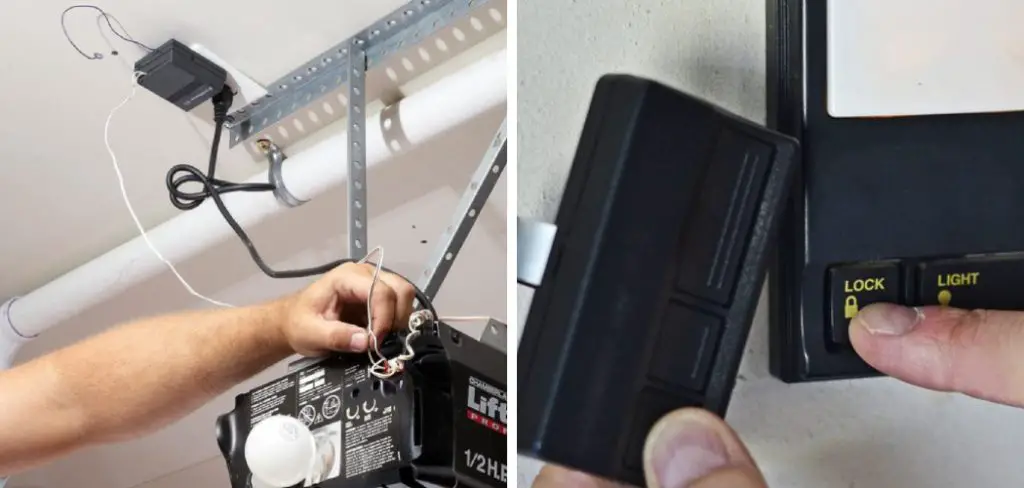 How to Disable a Garage Door Opener Remote