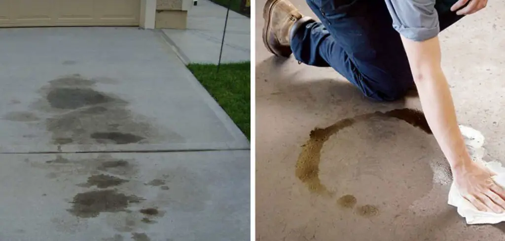 How to Get Oil Off Garage Floor