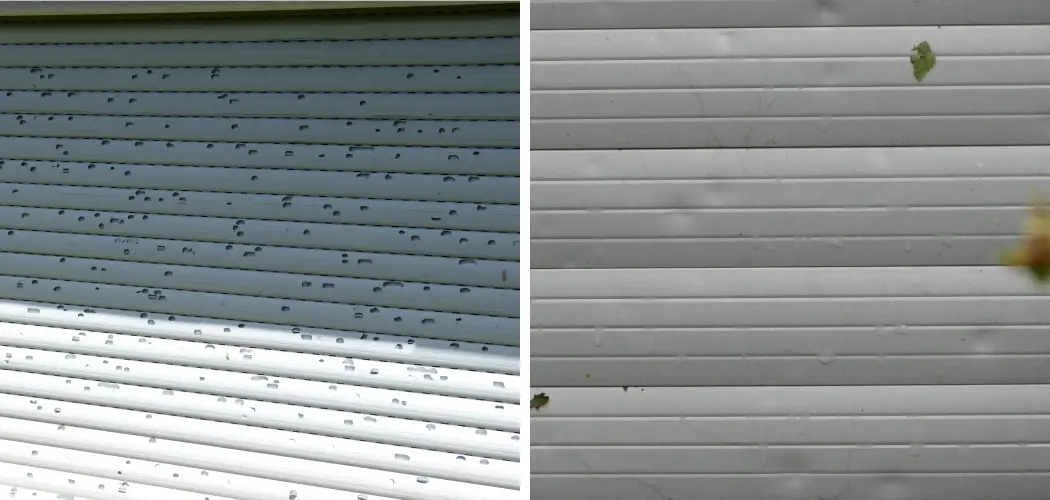 How to Get a Dent Out of a Garage Door