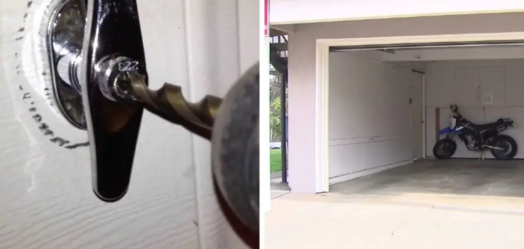 How to Open a Garage Door Without a Key