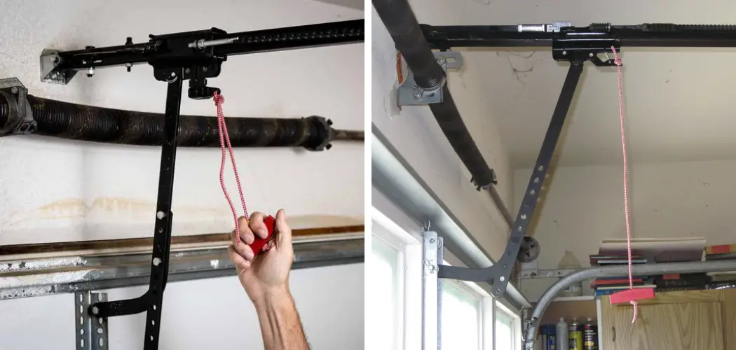 How to Reconnect Garage Door After Pulling Red Cord