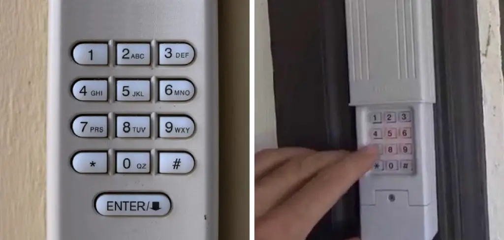 How to Reset Clicker Garage Door Keypad