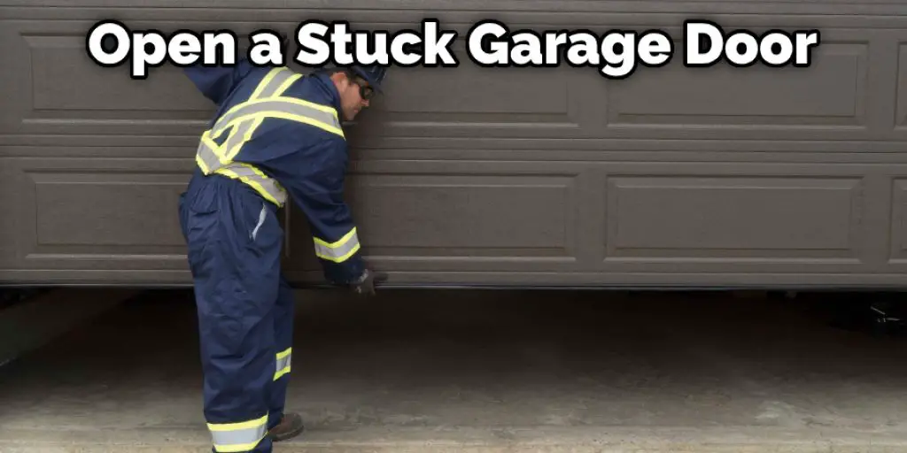 How to Open Broken Garage Door 3 Effective Methods (2022)