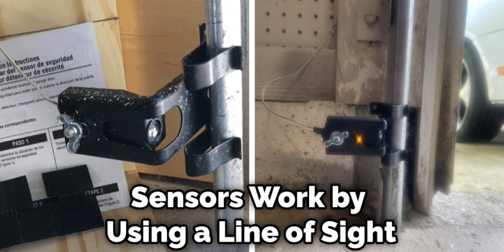 Sensors Work by Using a Line of Sight