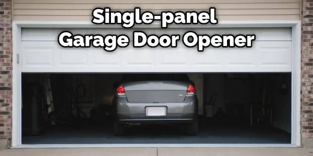 Single-panel Garage Door Opener