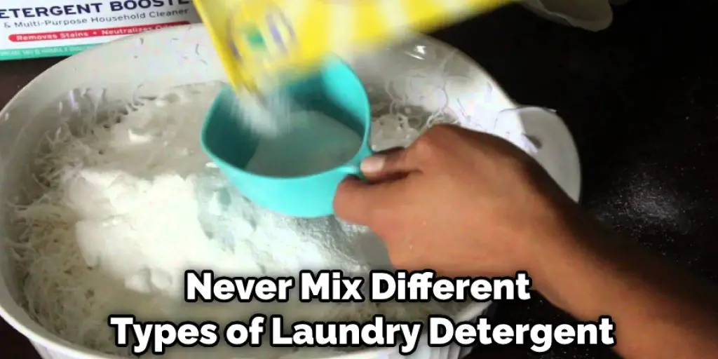 Never Mix Different Types of Laundry Detergent