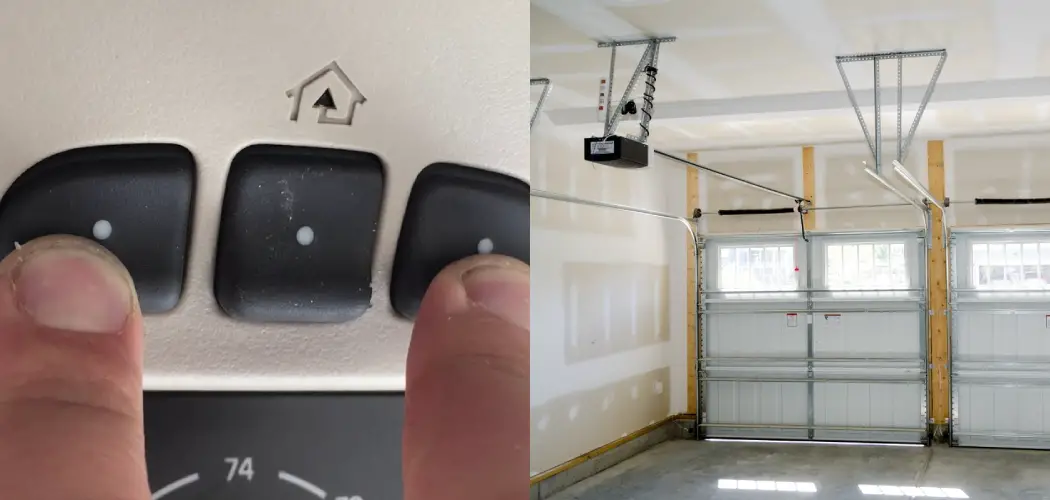 How to Set up Ford Garage Door Opener 12 Steps Instructions