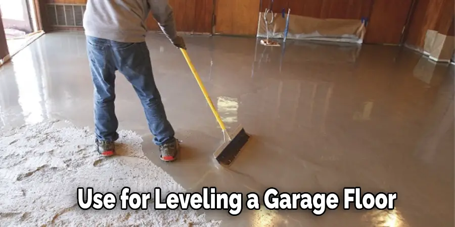  Use for Leveling a Garage Floor