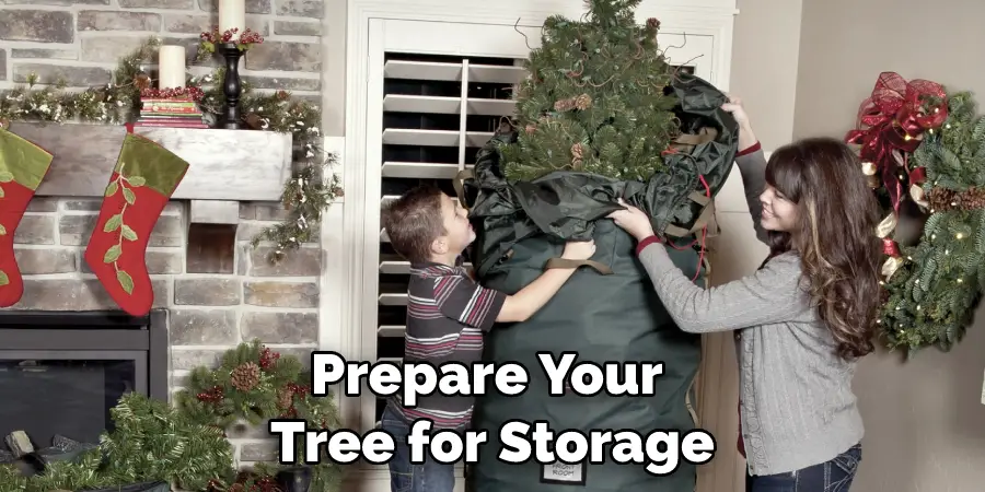 Prepare Your  Tree for Storage