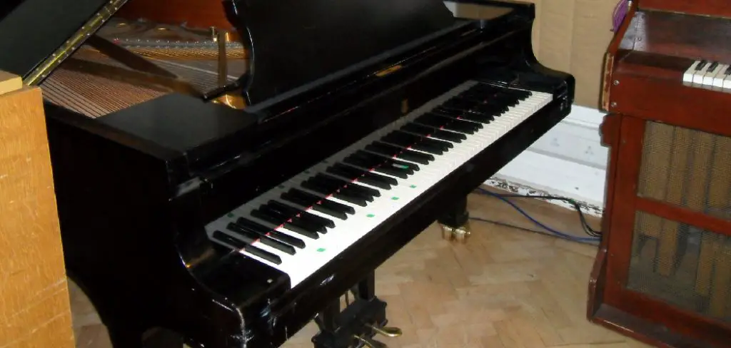 how to store a piano in a garage