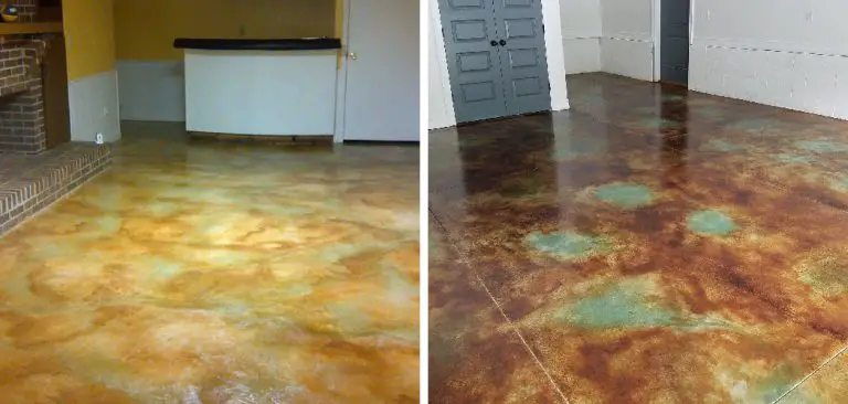 How To Acid Stain Concrete Garage Floor 768x366 