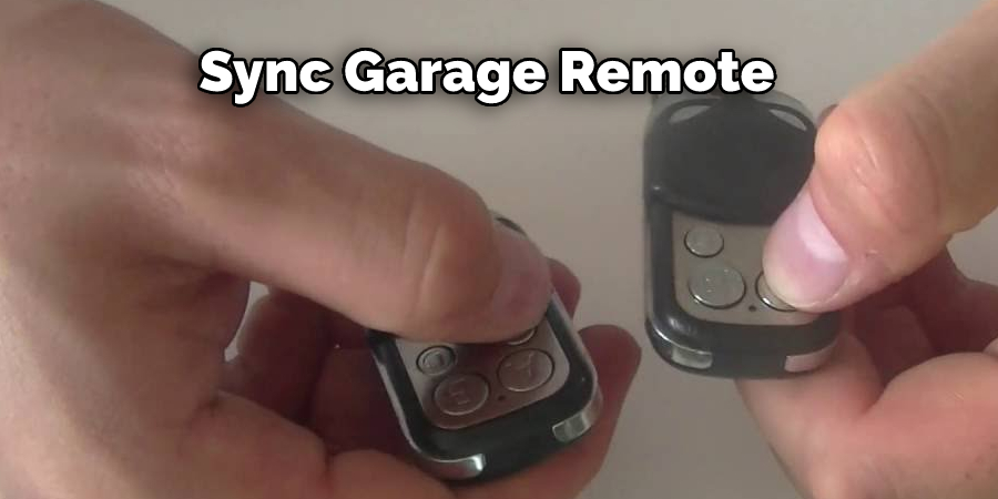 Sync Garage Remote