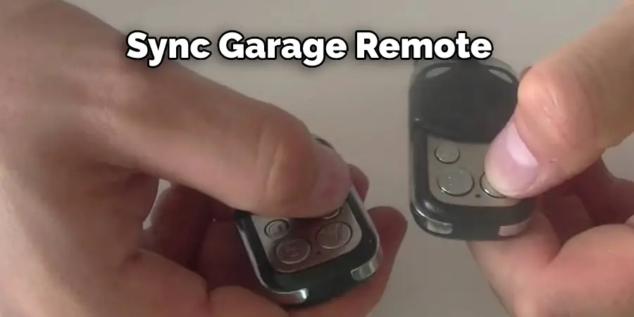 Sync Garage Remote