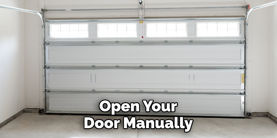 Open Your Door Manually