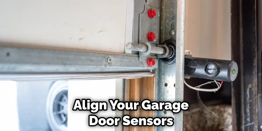 Align Your Garage Door Sensors