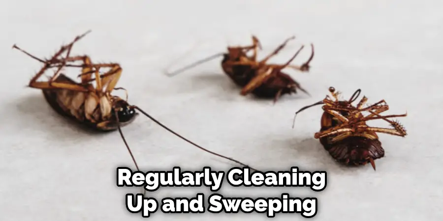 Regularly Cleaning Up and Sweeping