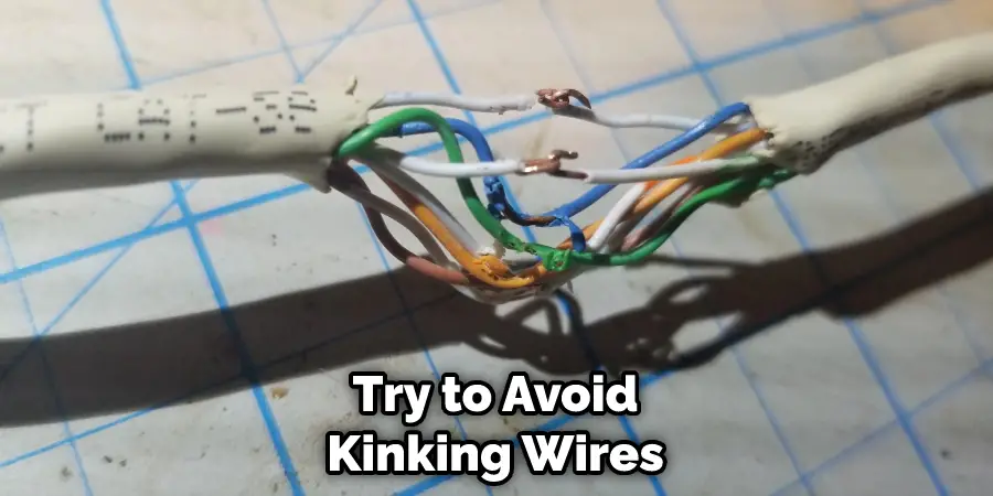 Try to Avoid Kinking Wires