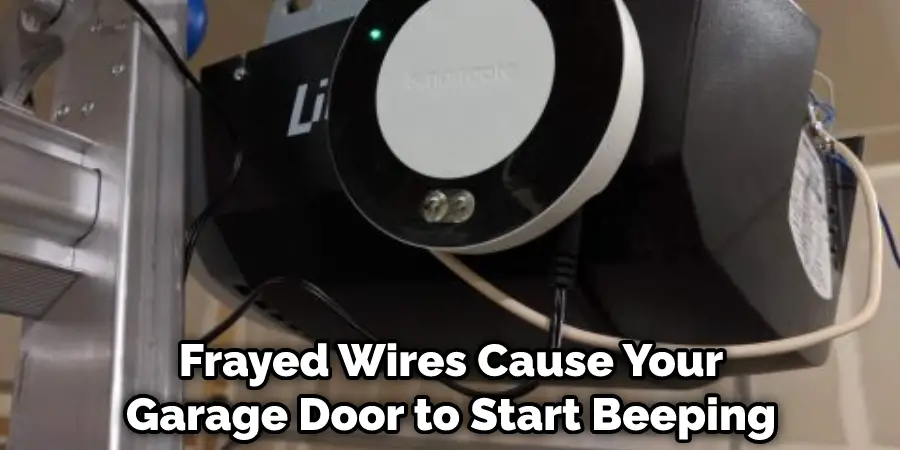 Frayed Wires Cause Your Garage Door to Start Beeping