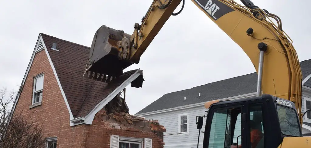 How to Tear Down a Garage
