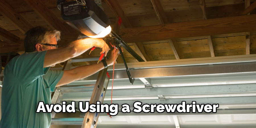Avoid Using a Screwdriver