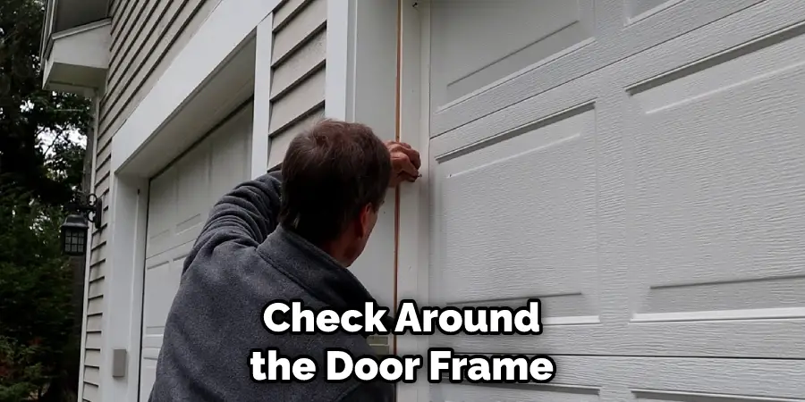 Check Around the Door Frame