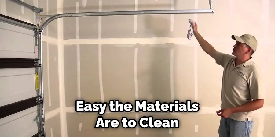 Easy the Materials Are to Clean