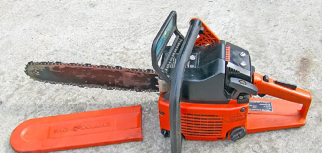 How to Hang Chainsaw in Garage