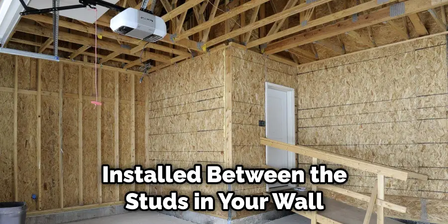 Installed Between the Studs in Your Wall