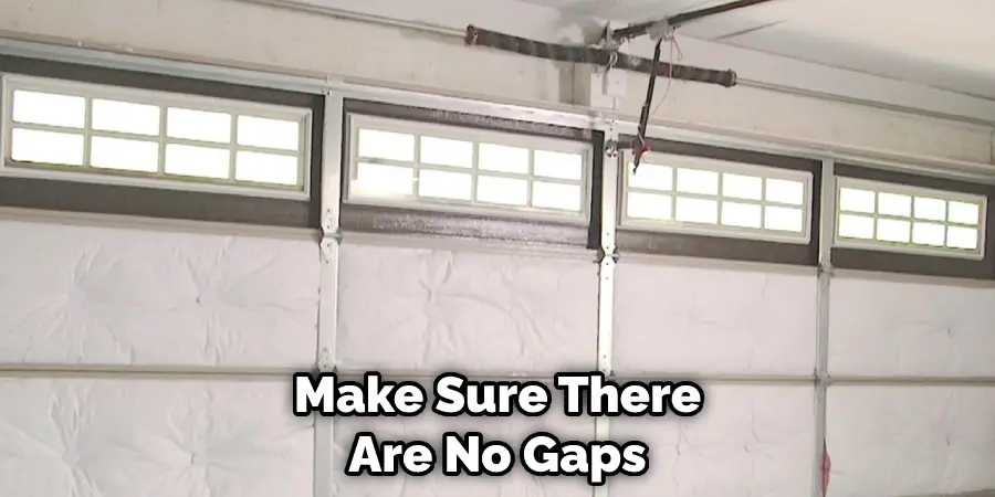 Make Sure There Are No Gaps