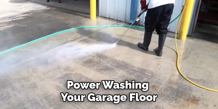 Power Washing Your Garage Floor