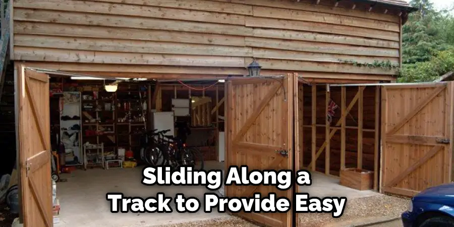 Sliding Along a Track to Provide Easy