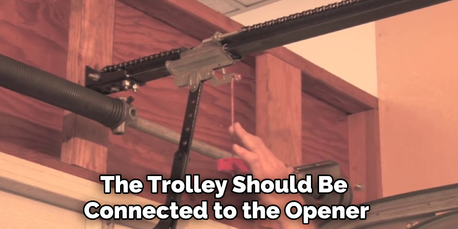 The Trolley Should Be Connected to the Opener