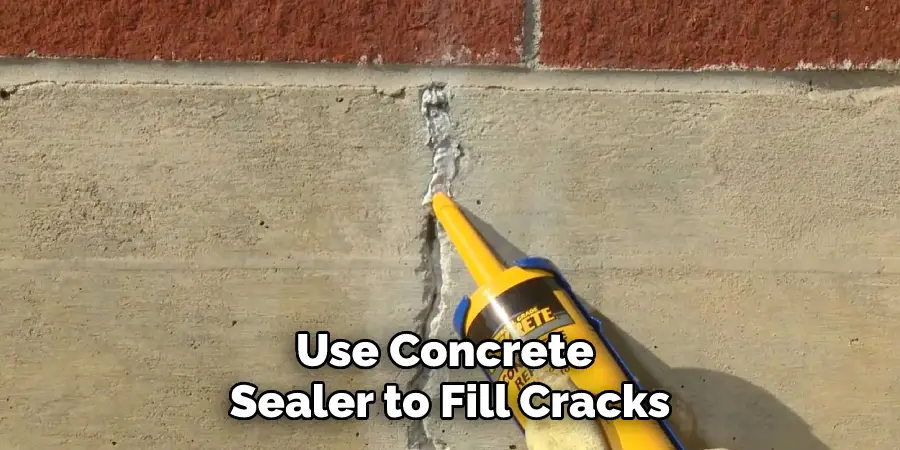 Use Concrete Sealer to Fill Cracks
