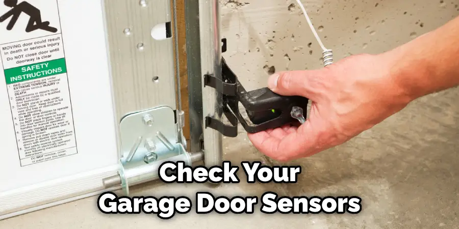 Check Your Garage Door Sensors