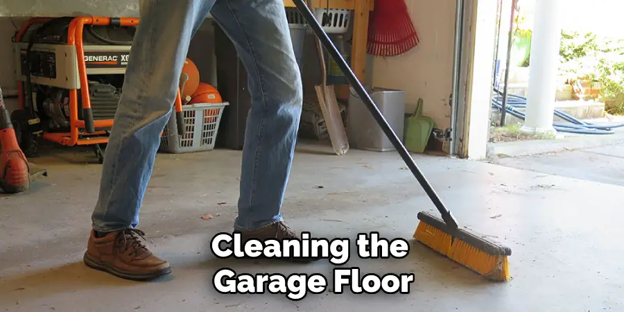 Cleaning the Garage Floor