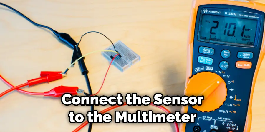 Connect the Sensor to the Multimeter