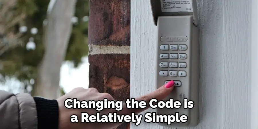 Changing the Code is a Relatively Simple
