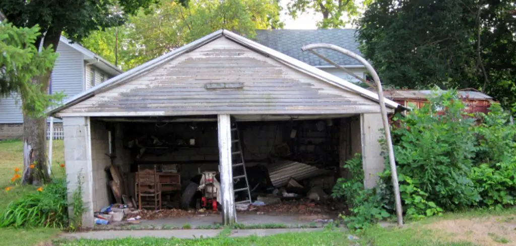 How to Fix a Leaning Garage