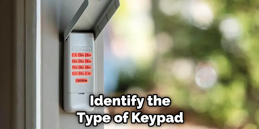 Identify the Type of Keypad