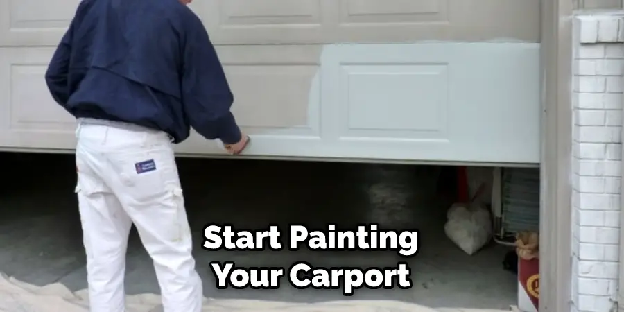 Start Painting Your Carport
