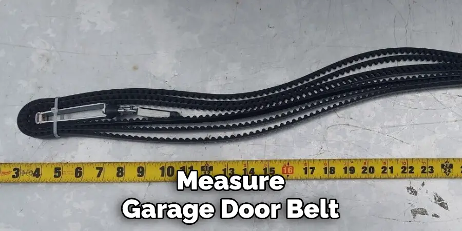 Measure Garage Door Belt
