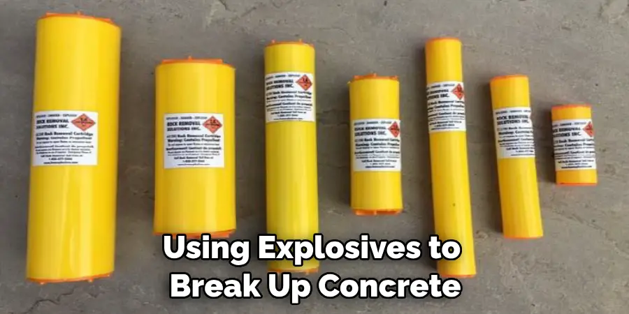 Using Explosives to Break Up Concrete
