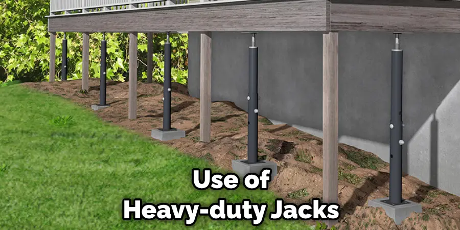 Use of
Heavy-duty Jacks