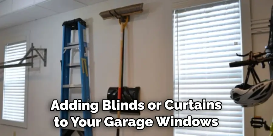 Adding Blinds or Curtains to Your Garage Windows
