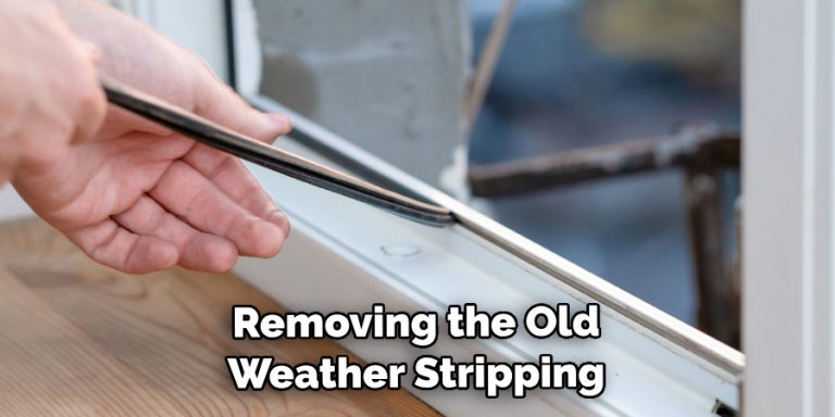 How to replace bottom of door weather stripping