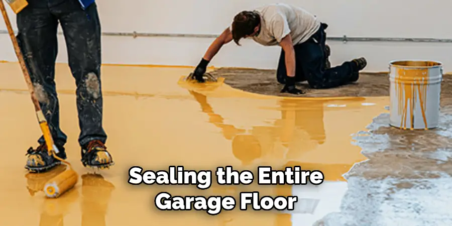 Sealing the Entire Garage Floor