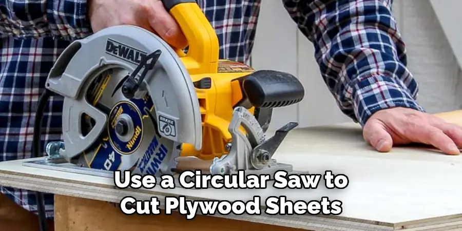 Use a Circular Saw to Cut Plywood Sheets