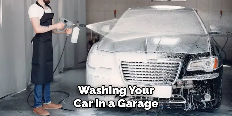 Washing Your Car in a Garage