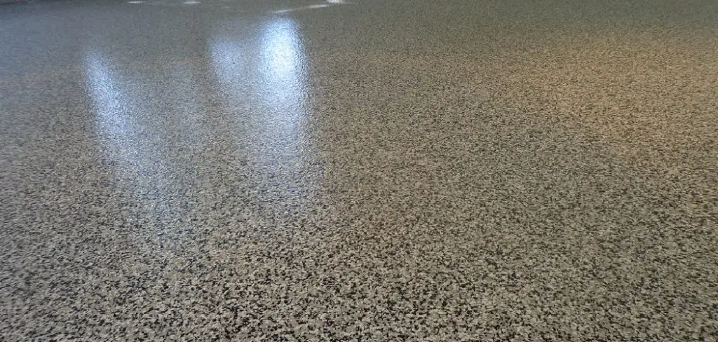 How to Epoxy a Garage Floor With Flakes