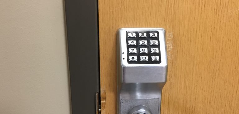 How to Lock Garage Door Keypad
